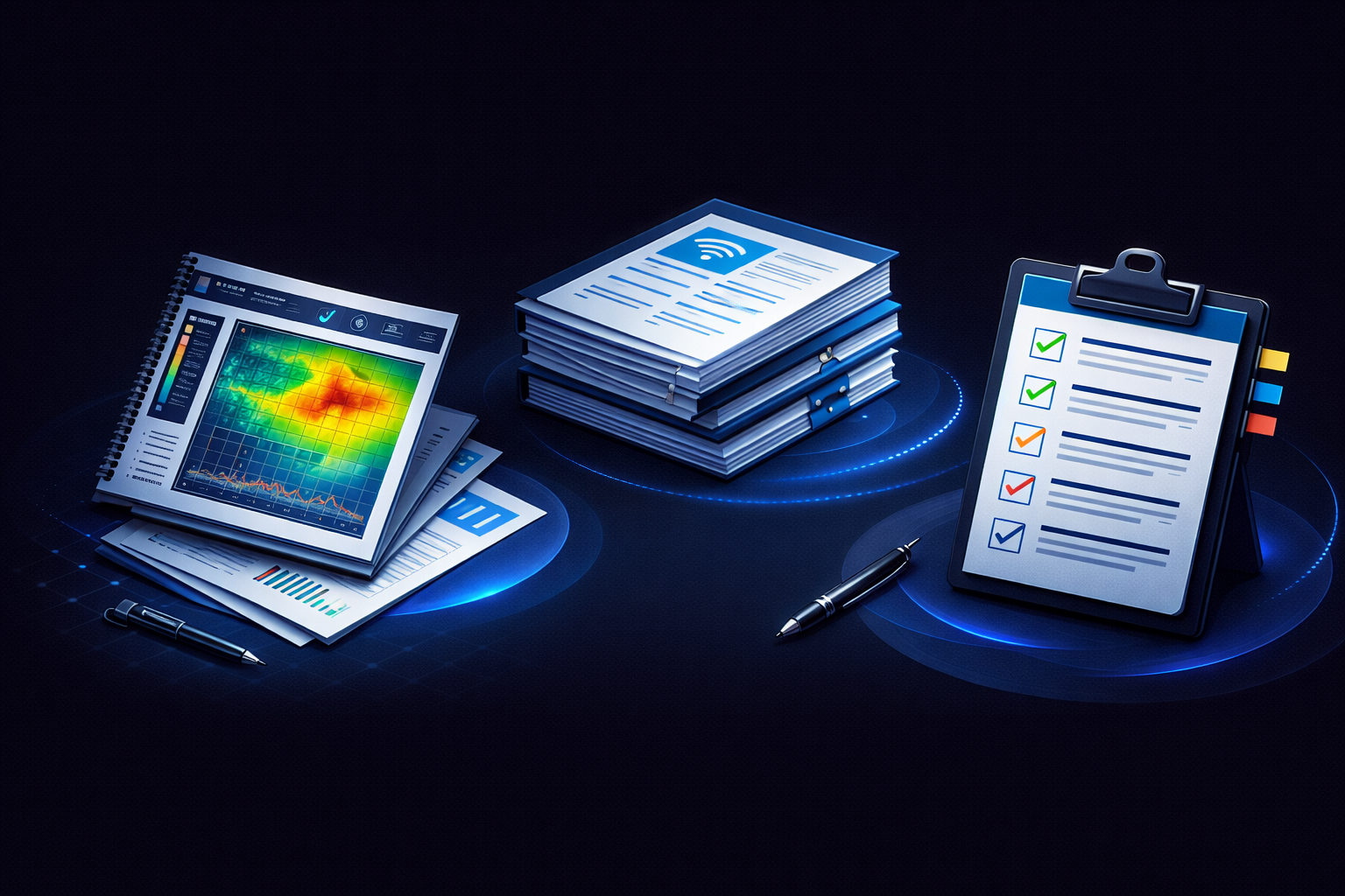 Livrables audit Wi-Fi - Heatmaps, analyse RF et recommandations