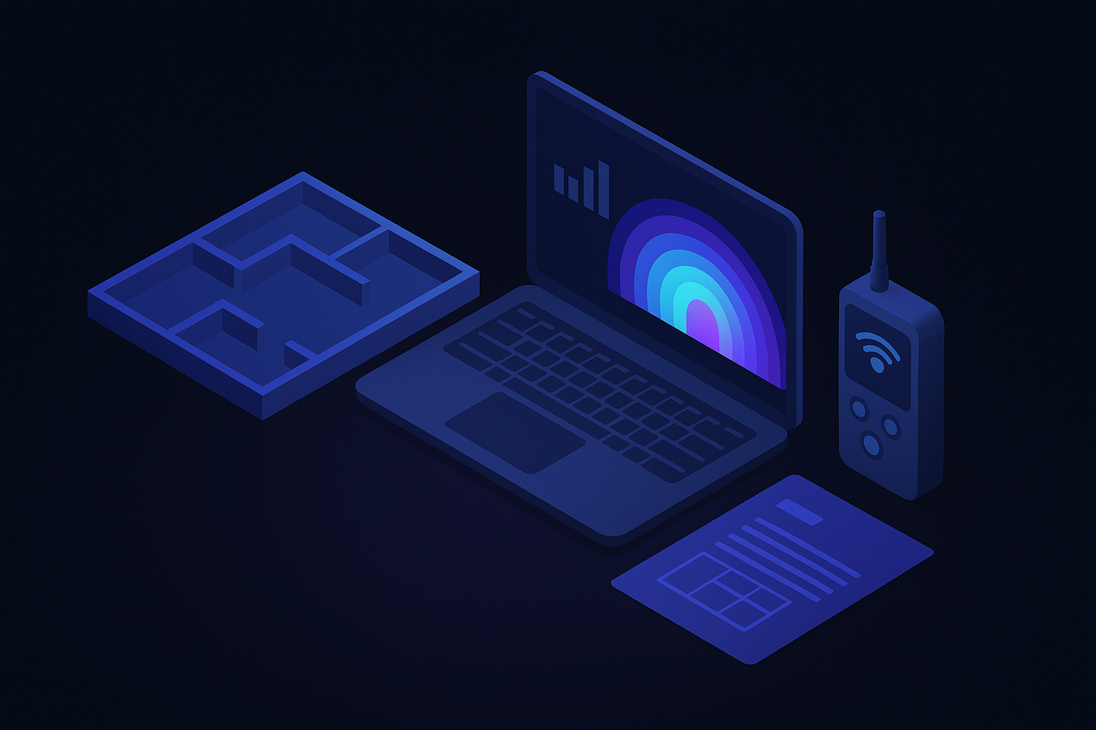 Méthodologie site survey Wi-Fi Ekahau - Analyse et simulation